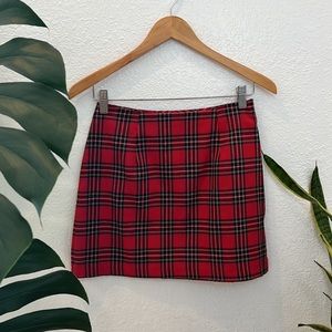 Plaid Hot Topic Mini Skirt